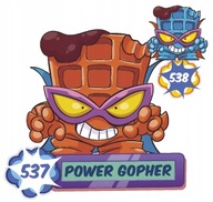 SUPER ZINGS THINGS 7 FIGURKA SASZETKA ***POWER GOPHER NIEBIESKI NR 538**