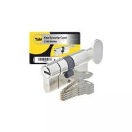 Wkładka z gałką YALE 2100 30G/40 NIKIEL ATESTOWANA klasa 6d ANTYWŁAMANIOWA