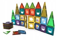 Klocki magnetyczne click4toys zestaw 56 elementów plastikowe 3+
