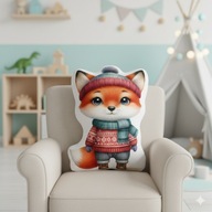 Poduszka kształtka przytulanka lis lisek 40cm