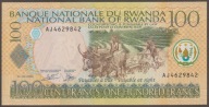 Rwanda 100 franków 2003 - stan bankowy UNC