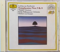 Beethoven Symphonies 5 & 8 Karajan EX W.Ger CD Irl