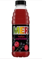 mer HALLON SVARTVINBAR napój MALINA CZARNA PORZECZKA 500ml butelka SZWEDZKI