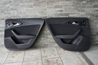 NR 53 Boczki drzwi tylne do AUDI A6 4G0 wstawki materiałowe
