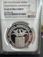 200000 ZŁ 1991 KONSTYTUCJA 3 MAJA MENNICZA