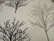 VINTAGE ANGIELSKA WOODLAND TKANINA MATERIAŁ DESIGN SKANDYNAWSKA