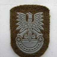 Naszywka wojskowa orzełek khaki