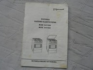 KUCHNIA GAZOWO ELEKTRYCZNA KGE 3415 B / X INSTRUKCJA OBSŁUGI