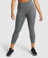 Gymshark Legginsy treningowe r. XS szary