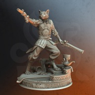 Gunslinger Kara'Ta - DM Stash - figurka RPG DnD D&D - druk 3D 14K