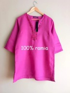 Atmosphere elegancka tunika fuksja 100% ramia premium