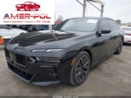 BMW Seria 7 740i 2024, 3.0L R6 375KM, RWD, auto odpala i jezdzi, od ubezpi