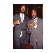 Plakat „West Coast Legends – Snoop & 2Pac” – Hip-Hopowy Plakat Muzyczny