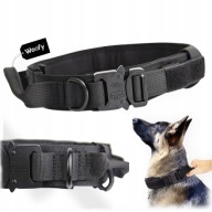 PROFESJONALNA OBROŻA TAKTYCZNA DLA DUŻEGO PSA METALOWA KLAMRA MOCNA L