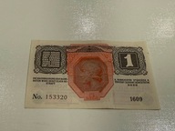 1 korona Austria / Austro-Węgry 1916 (1919) P#49 XF