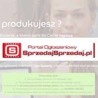 Gotowy Serwis Ogłoszeniowy SprzedajSprzedaj.pl Domena + serwer.