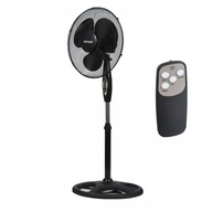WENTYLATOR PODŁOGOWY Stojący CICHY MOCNY 40W CZARNY + PILOT - CZYTAJ OPIS