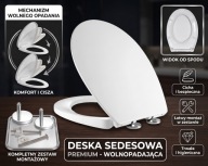 UNIWERSALNA DESKA WC WOLNOOPADAJĄCA CERSANIT KOŁO ROCA ANTYBAKTERYJNA