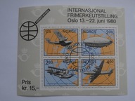 Norwegia - WF Norwex 1980 - Mi. bl.2 kasowany