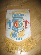 ZTS PUSTKÓW ERG odznaczone Orderem Sztandaru pracy I Klasy ZKS CHEMIK 30lat