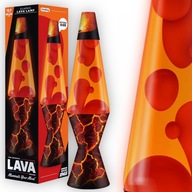 LAMPA LAVA Z RUCHOMĄ MAGMĄ LAMPKA NOCNA OZDOBA MEGA DEKORACJA WULKAN