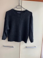 38 M Select sweter krótki czarny kimonowy rękaw