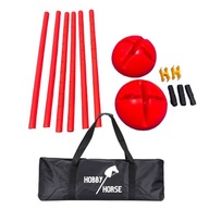 PRZESZKODA HOBBY HORSE PLOTEK TRENINGOWY AKCSEORIA KON DO SKAKANIA DODATKI
