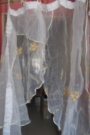 PIĘKNA FIRANKA Z TASMĄ Z BOKAMI