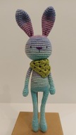 KRÓLIK miś szydełko maskotka zabawka prezent handmade amigurumi ręcznie