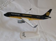 UŻYWANY IDEALNY SAMOLOT AIRBUS A320 EUROWINGS PLASTIK METAL ZŁOŻONY 1:200