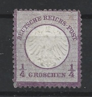 Niemcy,1872,Deutsches reich, Mi:16, czyst.