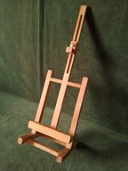 Drewniana sztaluga malarska z regulacją - dobra do ekspozycji obrazów