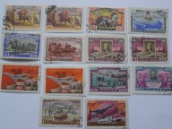 ZSRR - 100 lat rosyjskiego znaczka - Mi. 2113-23 A + B kasowane