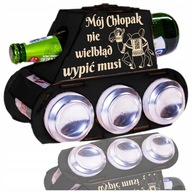 Czarny CZOŁG Niezbędnik na piwo PREZENT dla Chłopaka, tatę, męża