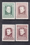 AUSTRIA Mi 801,802 LUDZIE 2 x seria z 1947