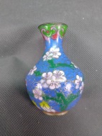 Stary wazonik - emalia komórkowa cloisonne