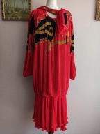 Virginie Vintage sukienka drobno plisowana 42/44