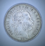 Węgry 1 forint, 1879 Franciszek Józef Ag 20