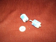 GUZIKI BIAŁE POŚ -VINTAGE-HOHWALD' KNOPFE- 20 SZT.