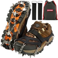 MOCNE RACZKI M 36-40 NAKŁADKI NA BUTY Z KOLCAMI I ŁAŃCUCHAMI 26 ZĘBÓW