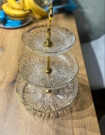 Taca na owoce, patery na desery, elegancka dekoracyjna podstawka na tort