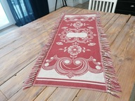 TKANY WEŁNIANY DWUSTRONNY KILIM NARZUTA FOTEL SIEDZISKO MAKI 60 x 128 Nr. 1