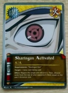 Karta Naruto CCG Jutsu Sharingan Activated - J-671