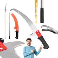 PIŁA DO DREWNA RĘCZNA DO GAŁĘZI TELESKOPOWA OGRODNICZA NA WYSIĘGNIKU 5M