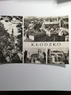 KŁODZKO 1969- MOST GOTYCKI - KOŚCIÓŁ POFRANCISZKANSKI-WIEZA-WIDOK OGÓLNY