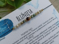 Bliźnięta. Bransoletka na szczęście, kamienie, amulet