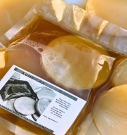 SCOBY HERBACIANY KOMBUCHA 10cm+ STARTER 300ml+ ULOTKA+EBOOK+ ŚCIERECZKA