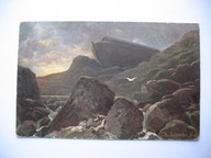 STARY TESTAMENT KONIEC POWODZI ARKA NOEGO przedwojenna POCZTÓWKA JUDAIKA