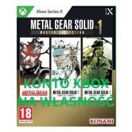 METAL GEAR SOLID: MASTER COLLECTION Vol.1 Xbox Series S/X CZYTAJ OPIS