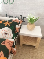 Szafka nocna Mebelki drewniane dla lalek Domek